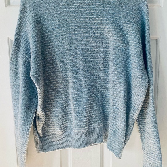 Vero Moda Soft Blue Knit Crew Neck Sweater - Picture 4 of 4